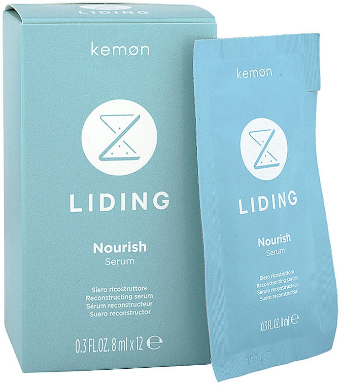 Відновлювальна сироватка для волосся - Kemon Liding Nourish Reconstructing Serum — фото N1