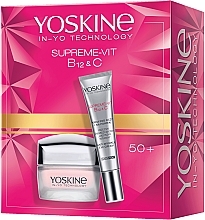 Парфумерія, косметика Набір - Yoskine Supreme-Vit B12 & C Anti-Aging Vitamin 50 + (d/cr/50ml + eye/cr/15ml)