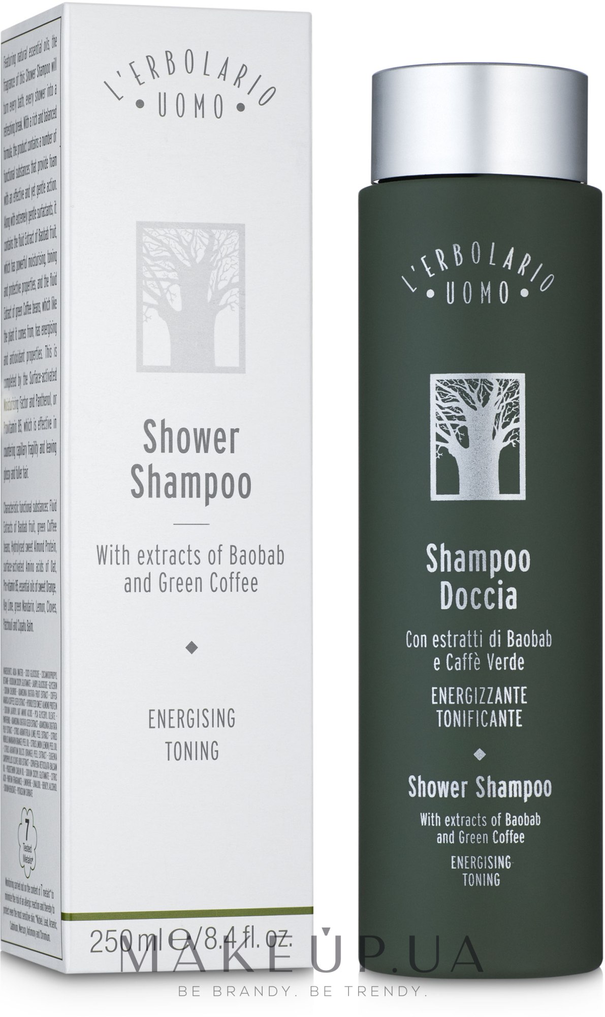 Шампунь-гель для душу - l'erbolario Uomo Baobab Shampoo Doccia — фото 250ml