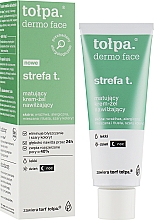 Матувальний гель-крем для обличчя - Tolpa Dermo Face Strefa T Mattifying Face Gel-Cream — фото N2