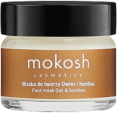 Маска для обличчя з ефектом ліфтингу "Овес і бамбук" - Mokosh Oat & Bamboo Face Mask (міні) — фото N2