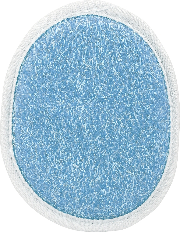 Спонж для вмивання з люфи, блакитний - RedRings Loofah Face Pad — фото N1