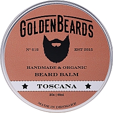 Бальзам для бороди "Toscana" - Golden Beards Beard Balm — фото N6