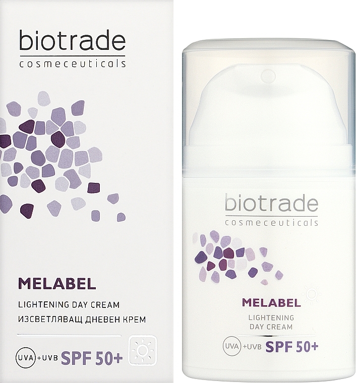 Відбілюючий денний крем з SPF 50 - Biotrade Melabel Lightening Day Cream SPF 50+ — фото N2