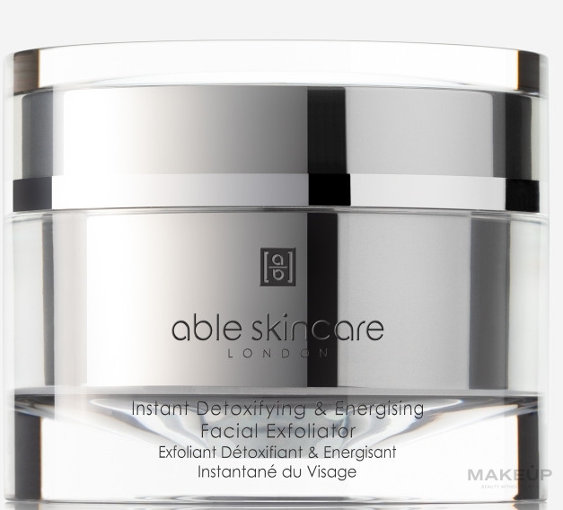 Пілінг для обличчя - Able Skincare Instant Detoxifying & Energising Facial Exfoliator — фото 50ml