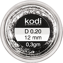 Духи, Парфюмерия, косметика Накладные ресницы в банке D 0.20 (12 mm: 1.3g) - Kodi Professional