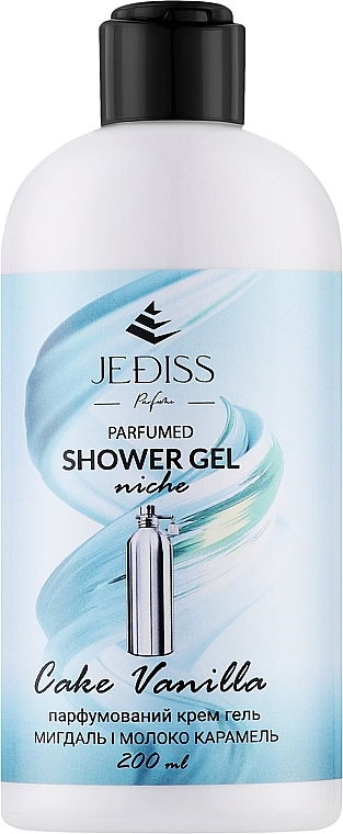 Парфумований гель для душу "Cake Vanilla" - Jediss Perfumed Shower Gel — фото N1