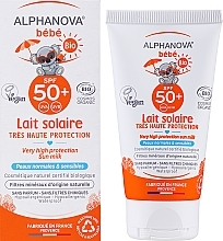 Солнцезащитный крем для детей и младенцев - Alphanova Bebe Sun SPF 50+ — фото N2