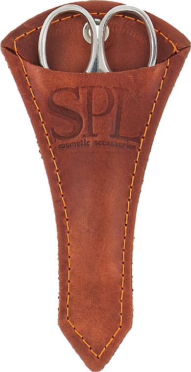 Ножницы для кутикулы, SPLH 07, светло-коричневий чехол - SPL — фото N1