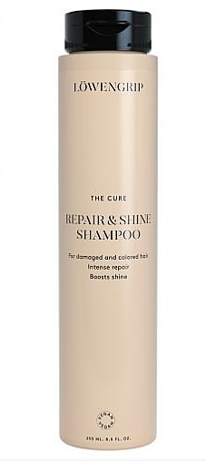 Восстанавливающий и придающий сияние шампунь для волос - Lowengrip The Cure Repair & Shine Shampoo — фото N1