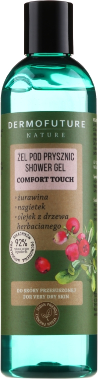Гель для душу для сухої шкіри - Dermofuture Nature Shower Gel Comfort Touch — фото N1