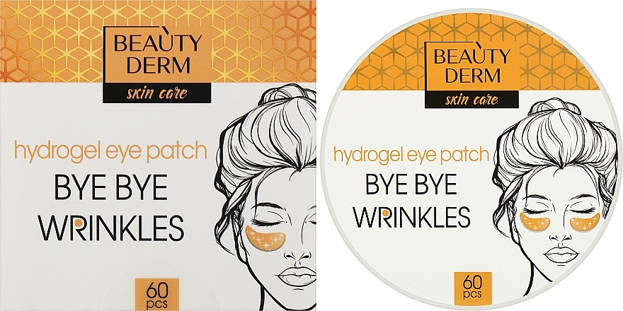 Золотые гидрогелевые патчи - Beauty Derm Bye Bye Wrinkles Hydrogel Eye Patch — фото N2
