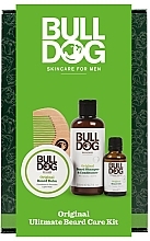 Парфумерія, косметика Набір - Bulldog Original Ultimate Beard Care Kit (shm/200ml + oil/30ml + balm/75ml + brush/1pcs)