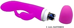 Многоскоростной вибратор-кролик, фиолетовый - Baile Pretty Love Freda Vibrator — фото N4