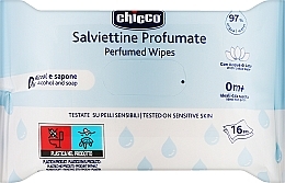 Парфумерія, косметика Дитячі вологі серветки з екстрактом лотоса - Chicco Perfumed Wipes