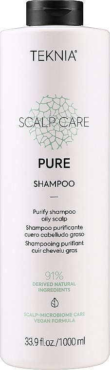 Мицеллярный шампунь для жирной кожи головы - Lakme Teknia Scalp Care Pure Shampoo — фото N3