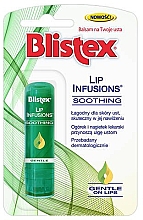 Парфумерія, косметика Заспокійливий бальзам для губ - Blistex Lip Infusions Soothing