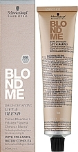 Осветляющий бондинг-крем для светлых зрелых волос - Schwarzkopf Professional Blondme Bond Enforcing Lift & Blend — фото N2