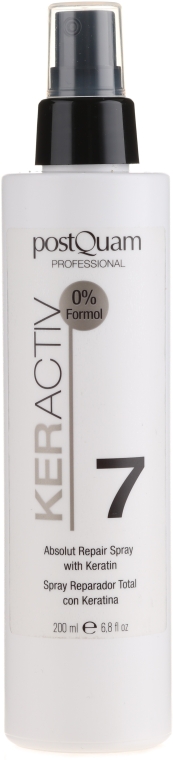 Кератиновий лосьйон-спрей для волосся - PostQuam Keractiv Absolut Repair Spray With Keratin — фото N1
