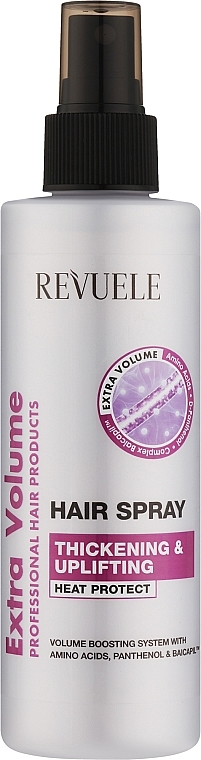 Спрей для волосся "Потовщення та об'єм" - Revuele Extra Volume Hair Spray — фото N1