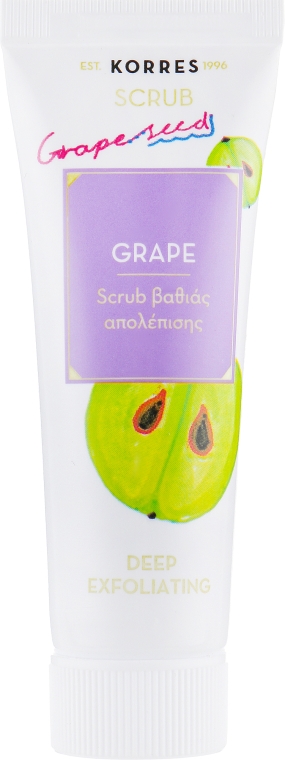 Скраб для глибокого очищення шкіри "Виноград" - Korres Grape Scrub