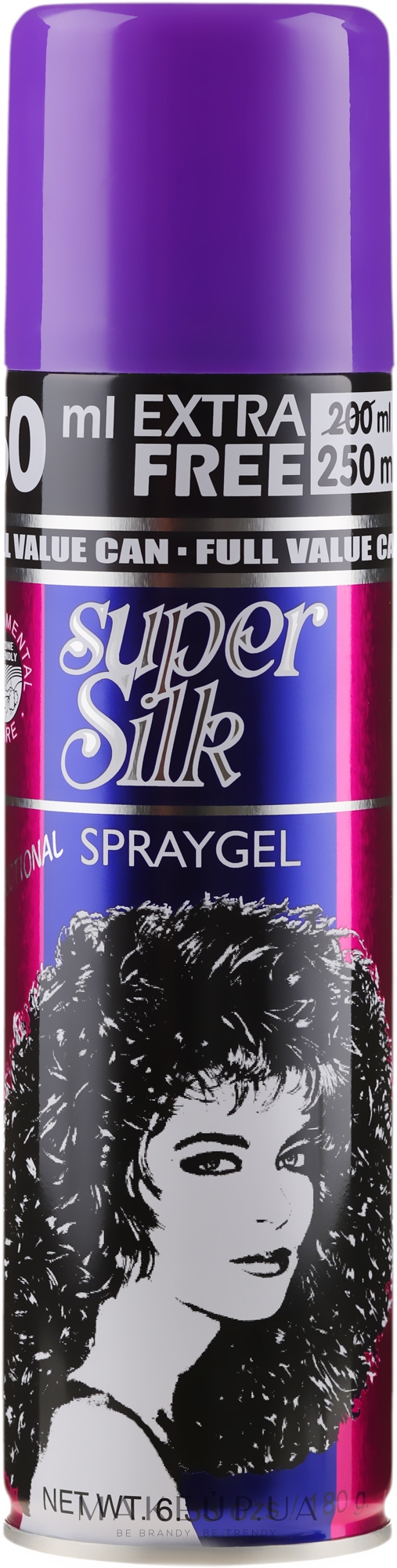 Спрей-гель для волосся - Super Silk Spraygel — фото 250ml