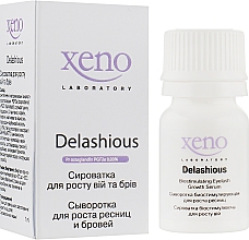 Сыворотка для роста ресниц и бровей - Xeno Laboratory Delashious — фото N1