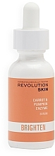 Духи, Парфюмерия, косметика Восстанавливающая и осветляющая сыворотка - Revolution Skin Brighten Carrot & Pumpkin Enzyme Serum