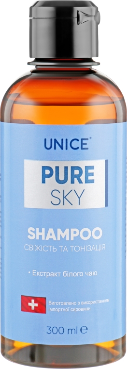 Освежающий шампунь для волос - Unice Pure Sky — фото N1
