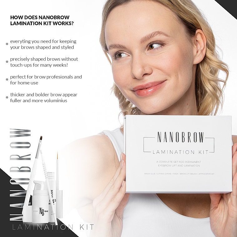 Набор для ламинирования бровей - Nanobrow Lamination Kit — фото N5