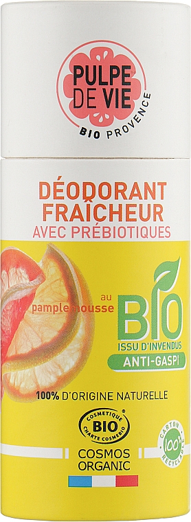Твердый дезодорант с грейпфрутом - Pulpe de Vie Wonder Bras Solid Deodorant