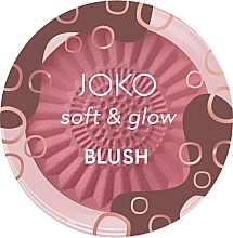 Духи, Парфюмерия, косметика Румяна - Joko Soft & Glow Blush 