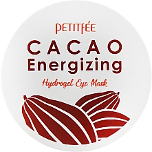 Гидрогелевые тонизирующие патчи для глаз с экстрактом какао - Petitfee & Koelf Cacao Energizing Hydrogel Eye Mask — фото N2
