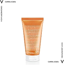 УЦЕНКА Солнцезащитный крем для лица тройного действия SPF 50 - Vichy Capital Soleil Velvety Cream SPF50 * — фото N3