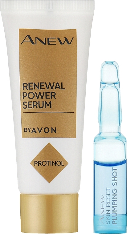 Набор - Avon Anew Protinol (serum/10ml + ampoules/7х1.3ml) — фото N2