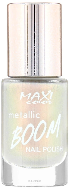 Лак для нігтів - Maxi Color Metalic Boom Nail Polish — фото 02