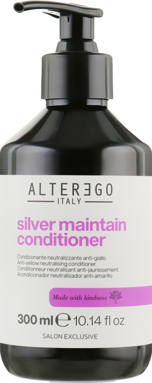 Кондиционер от желтизны волос - Alter Ego Silver Maintain Conditioner — фото N1