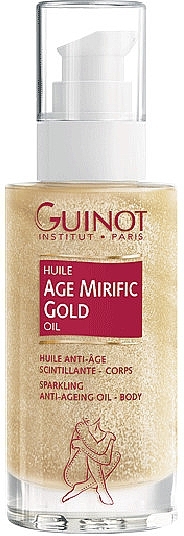 Антивозрастное масло для тела - Guinot Huile Age Mirifich Gold Oil — фото N1