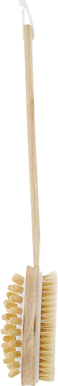 Деревянная щетка с натуральной щетиной для сухого массажа - InJoy 