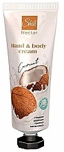Крем для рук і тіла "Кокос" - Shik Nectar Hand & Body Cream — фото N1