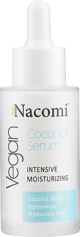 Сироватка для обличчя - Nacomi Vegan Coconut Intensive Moisturizing Serum — фото N1