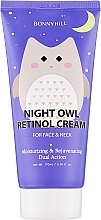 Духи, Парфюмерия, косметика Крем для лица и шеи с ретинолом - Bonnyhill Night Owl Retinol Cream