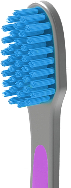 Ультрамягкая зубная щетка для эффективной чистки зубов, фиолетовая - Colgate — фото N6