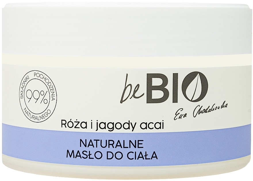Натуральное масло для тела "Роза и ягоды асаи" - BeBio — фото N1