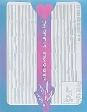 Парфумерія, косметика Дизайнерські наклейки для нігтів "Foil 0045" - StickersSpace 