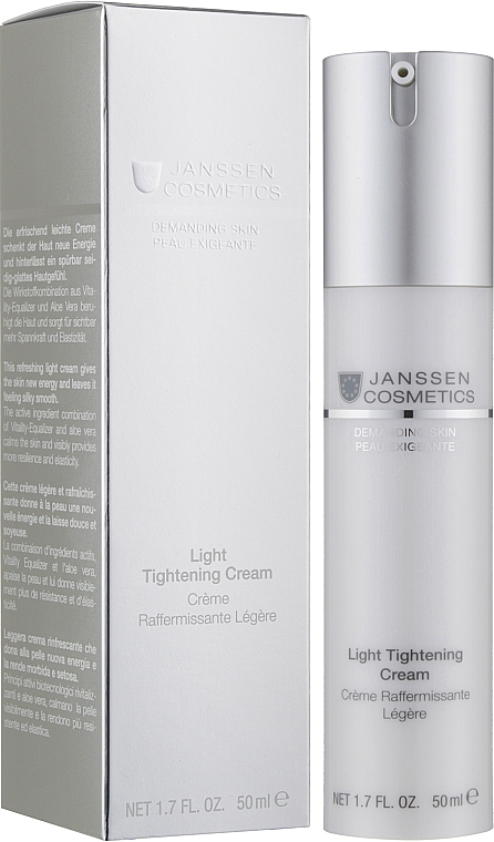 Легкий підтягувальний і зміцнювальний крем - Janssen Cosmetics Demanding Skin Light Tightening Cream — фото N2