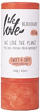Духи, Парфюмерия, косметика Дезодорант-стик - We Love The Planet Sweet & Soft Deodorant