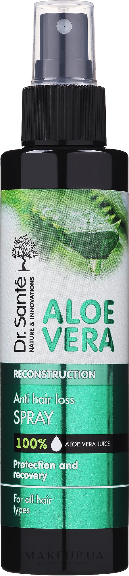 Спрей против выпадения волос "Восстанавливающий" - Dr. Sante Aloe Vera — фото 150ml