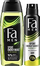 Набір - Fa Men Sport Energy Boost (deo/150ml + sh/gel/250ml) — фото N2