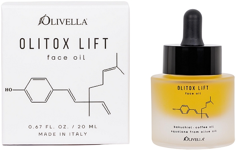 Масло для лица с бакучиолом - Olivella Olitox Face Oil With Bakuchiol — фото N1